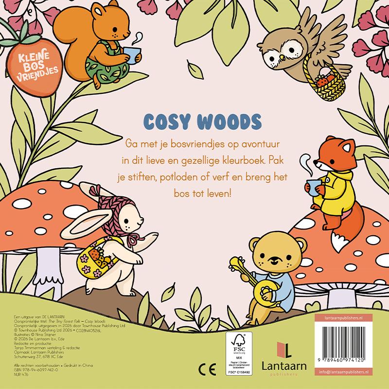 Achterkant van Kleine bosvriendjes - Cosy woods