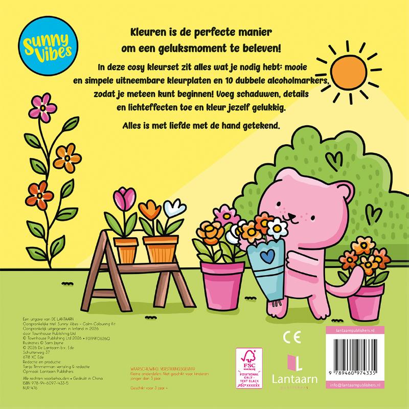 Achterkant van Sunny vibes - Calm kleurset