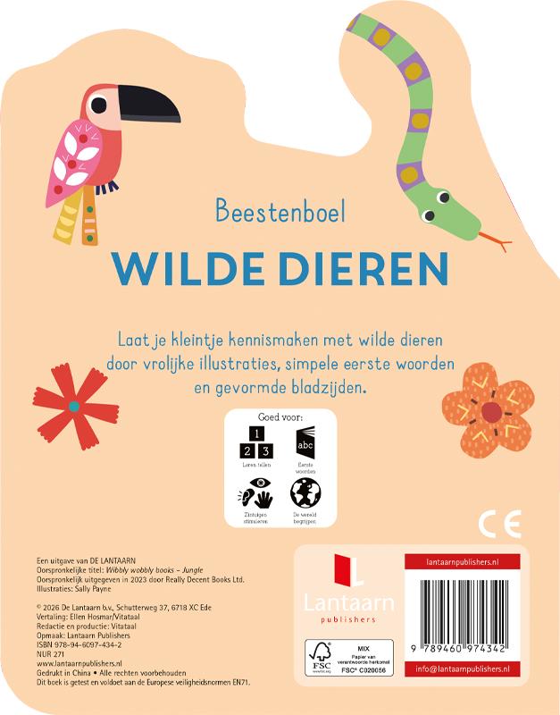 Achterkant van Beestenboel - Wilde dieren