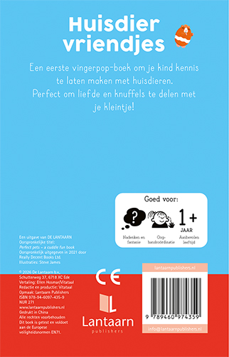 Achterkant van Knuffelpret - Huisdiervriendjes