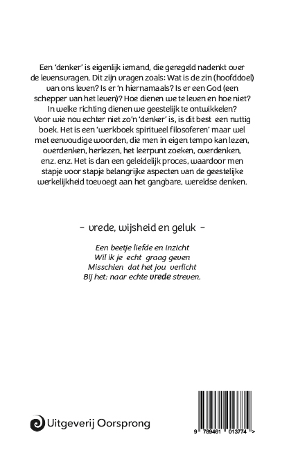 Achterkant van Nieuwe spreuken