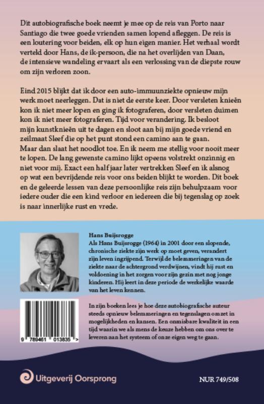 Achterkant van Voldaan op reis gegaan