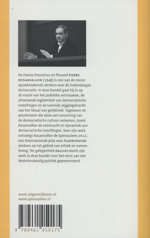 Achterkant van Democratie en tegendemocratie