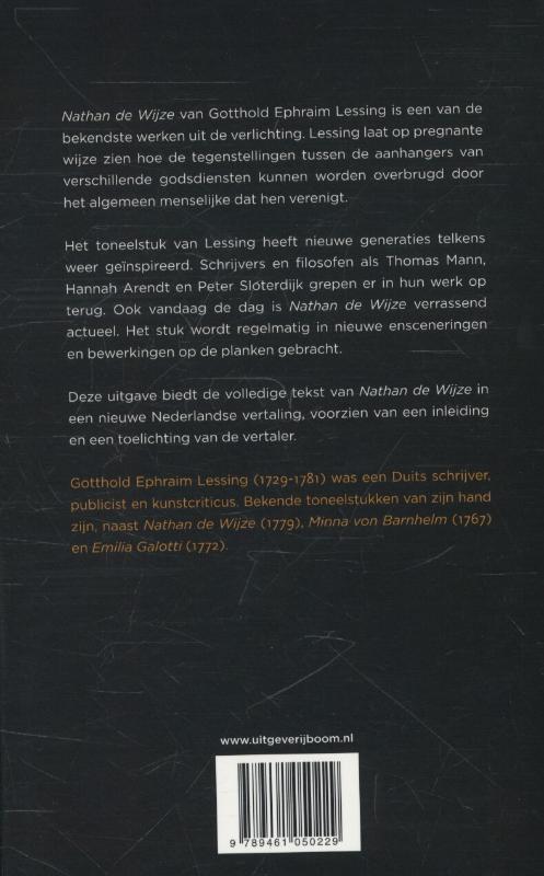 Achterkant van Nathan de wijze