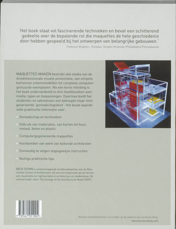 Achterkant van Maquettes maken