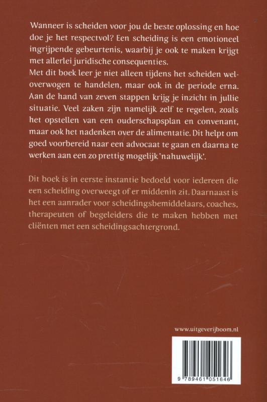 Achterkant van Uit elkaar gaan
