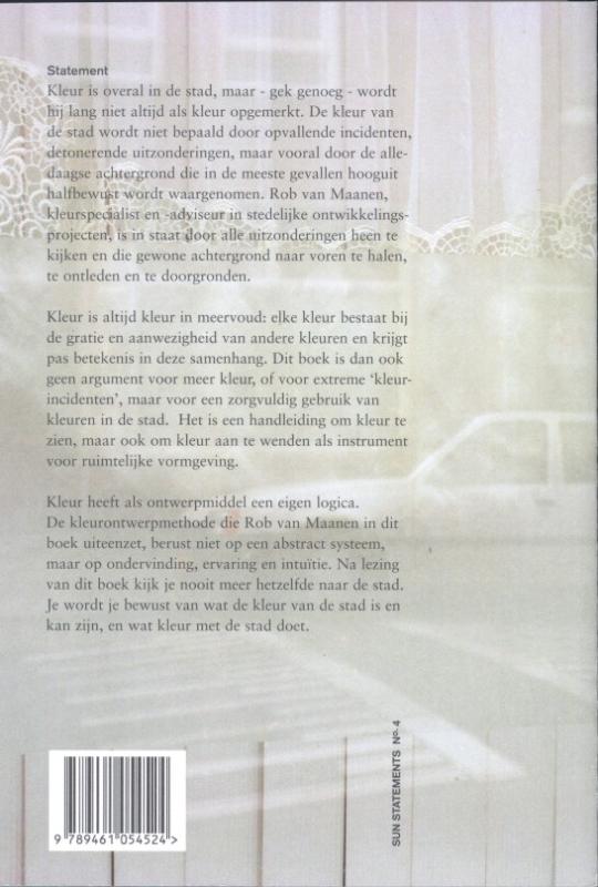 Achterkant van De kleur van de stad