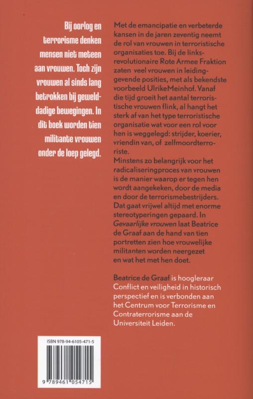 Achterkant van Gevaarlijke vrouwen