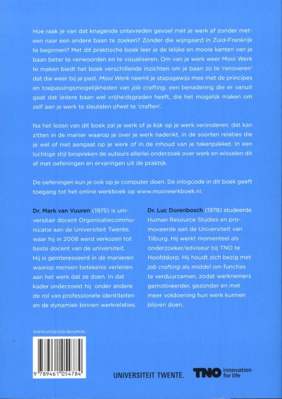 Achterkant van Mooi werk