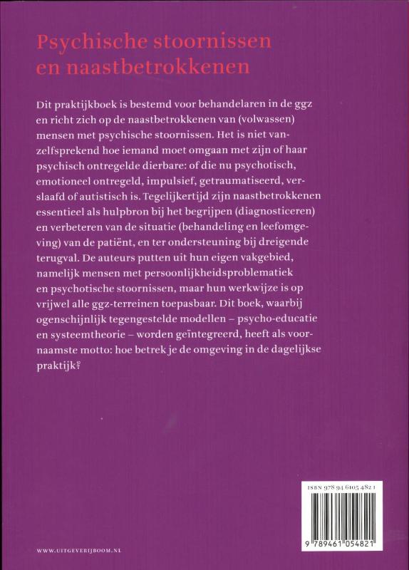 Achterkant van Psychische stoornissen en naastbetrokkenen