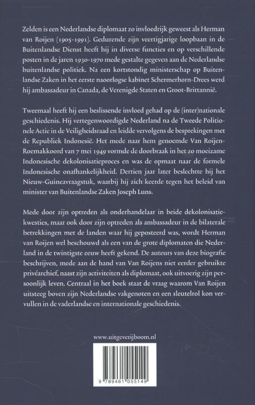 Achterkant van Herman van Roijen (1905-1991)