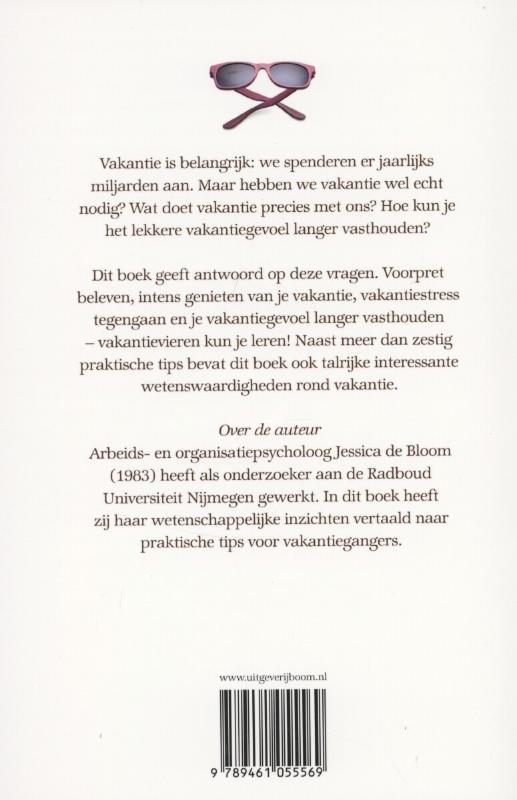 Achterkant van De kunst van het vakantievieren