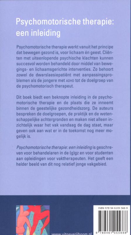 Achterkant van Psychomotorische therapie: een inleiding