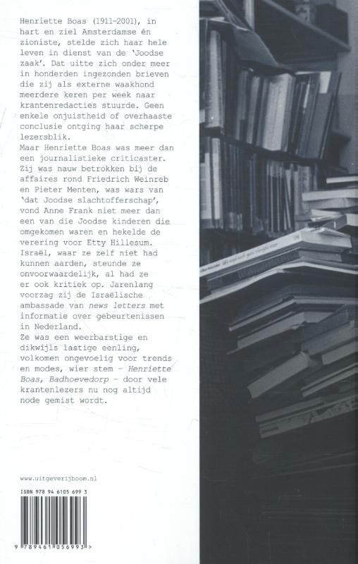 Achterkant van De waarheidszoekster