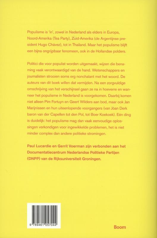 Achterkant van Populisten in de polder