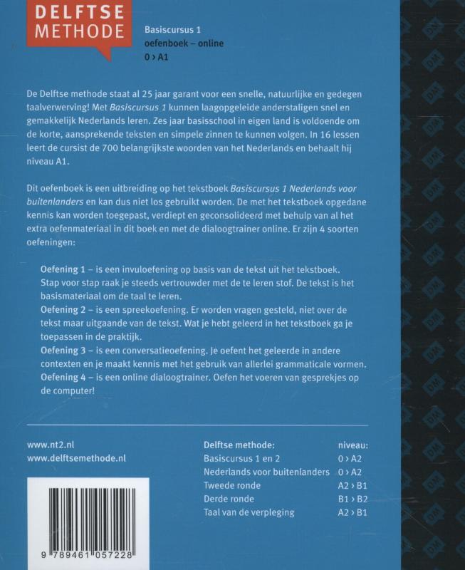 Achterkant van Oefenboek