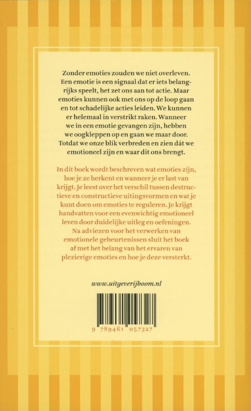 Achterkant van Emoties, wat doe je ermee?