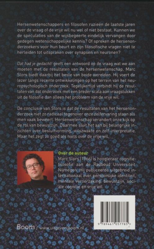 Achterkant van Dat had je gedacht!