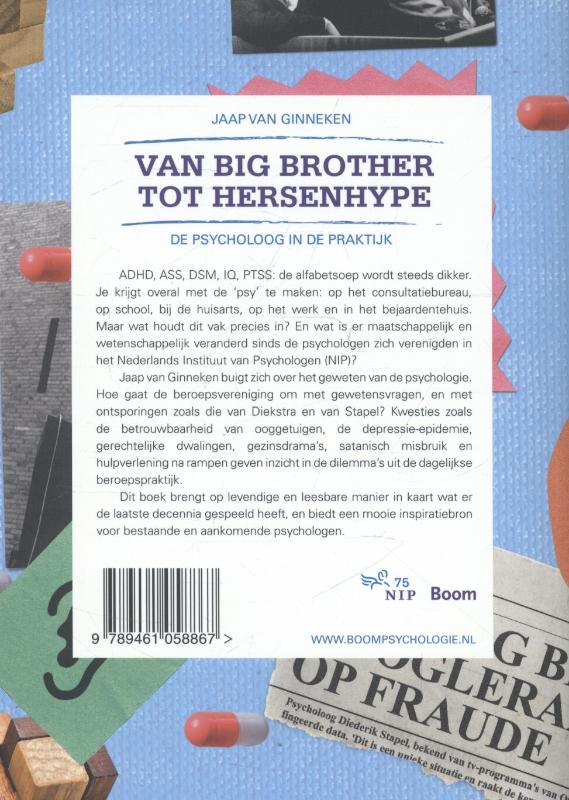 Achterkant van Van big brother tot hersenhype