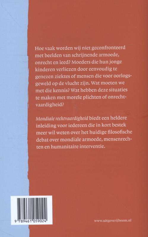 Achterkant van Mondiale rechtvaardigheid