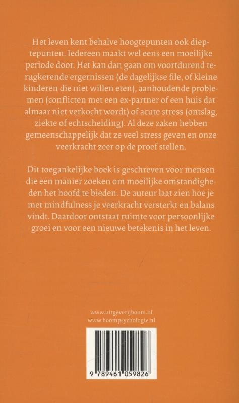 Achterkant van Mindfulness in tijden van tegenslag