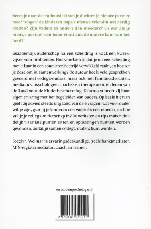 Achterkant van Eerst gehuwd, nu collega-ouders