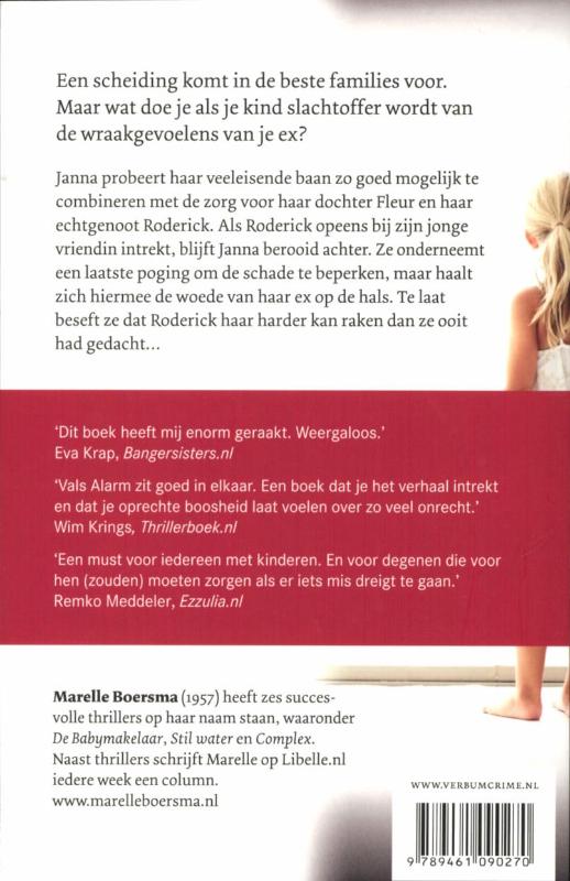 Achterkant van Vals alarm
