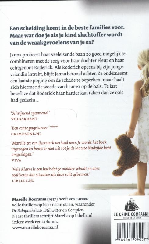 Achterkant van Vals alarm