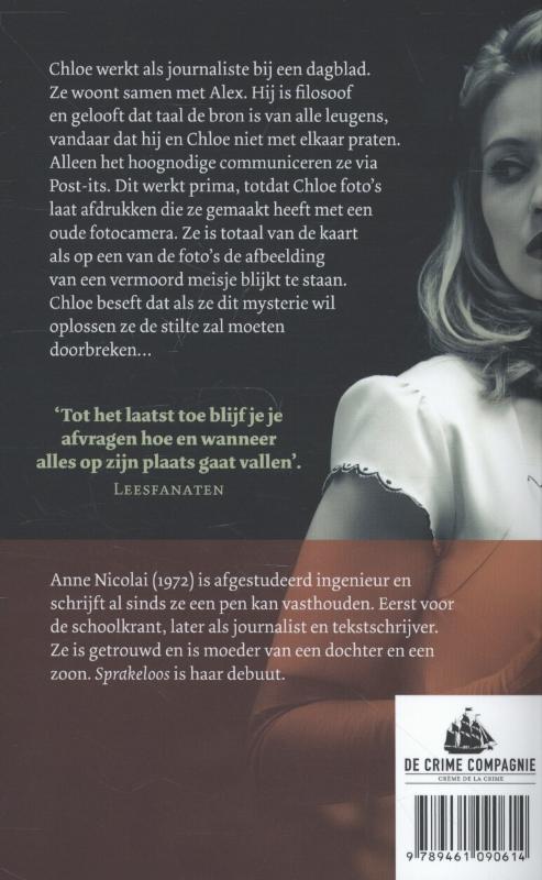 Achterkant van Sprakeloos