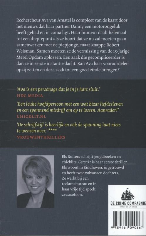 Achterkant van Geraakt