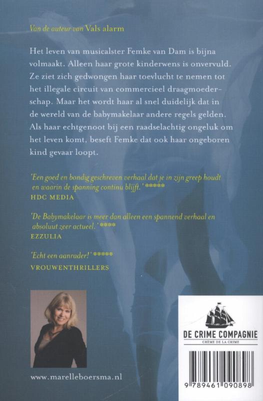 Achterkant van De babymakelaar