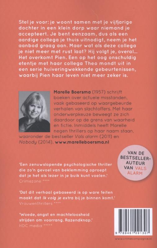Achterkant van Ik volg je