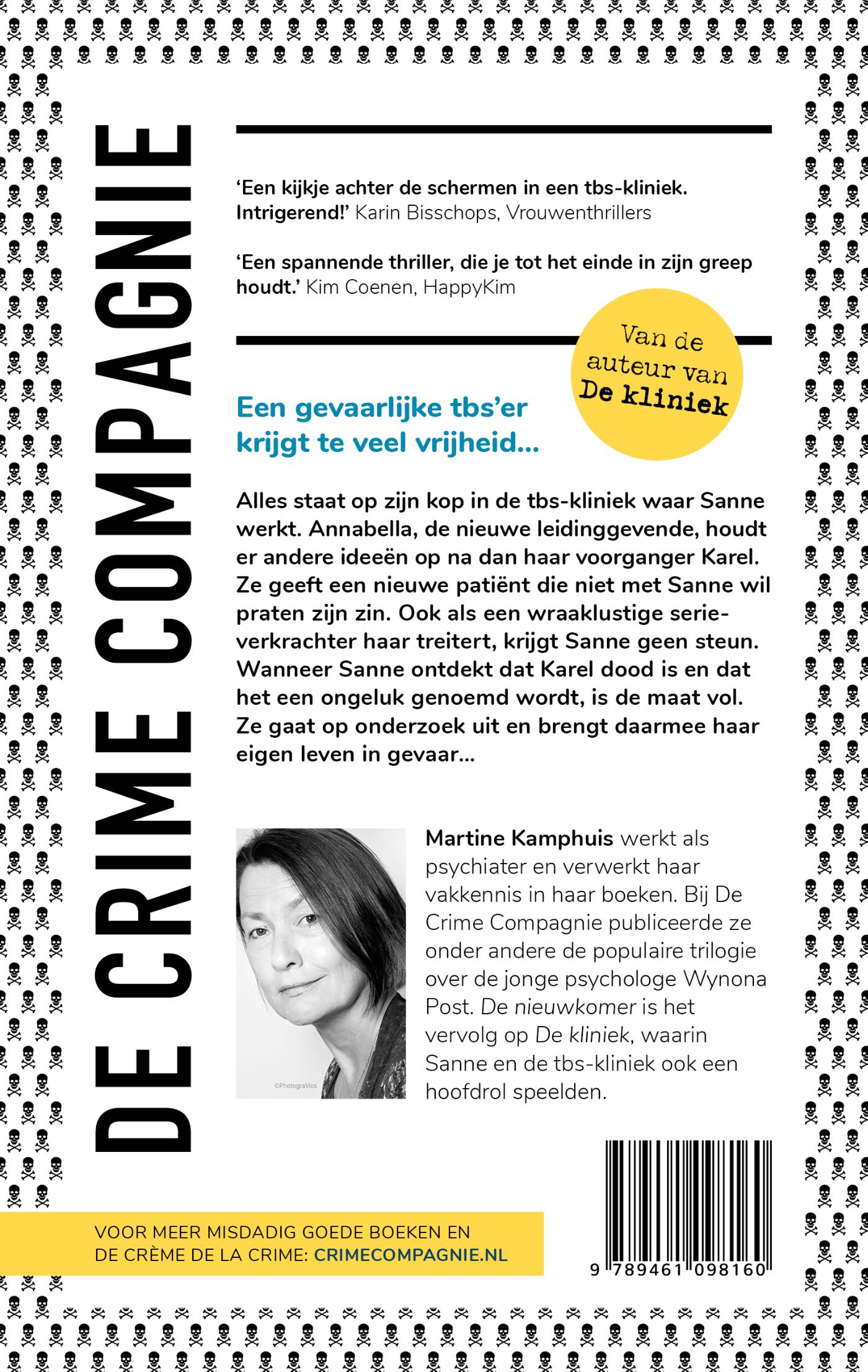 Achterkant van De nieuwkomer