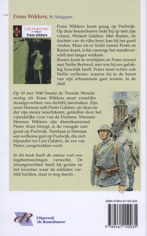 Achterkant van Frans Wikkers