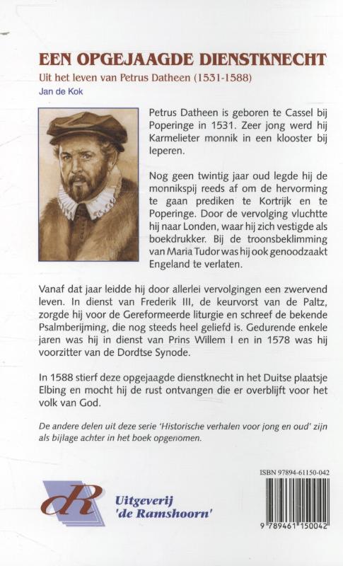 Achterkant van Een opgejaagde dienstknecht