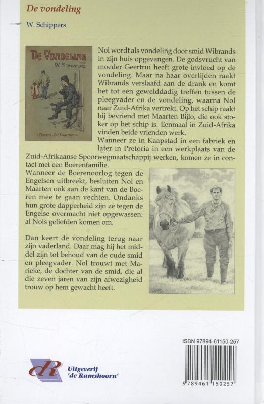 Achterkant van De vondeling