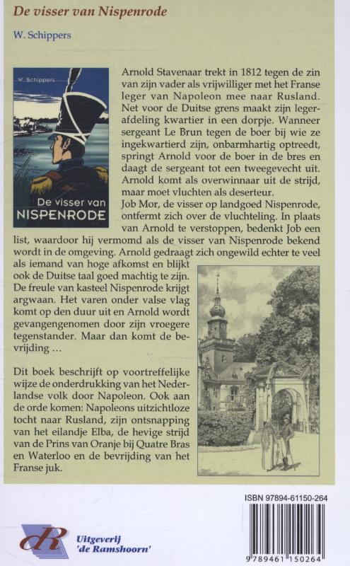 Achterkant van De visser van Nispenrode