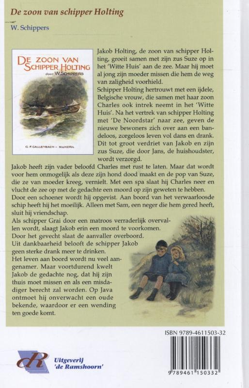 Achterkant van De zoon van schipper Holting