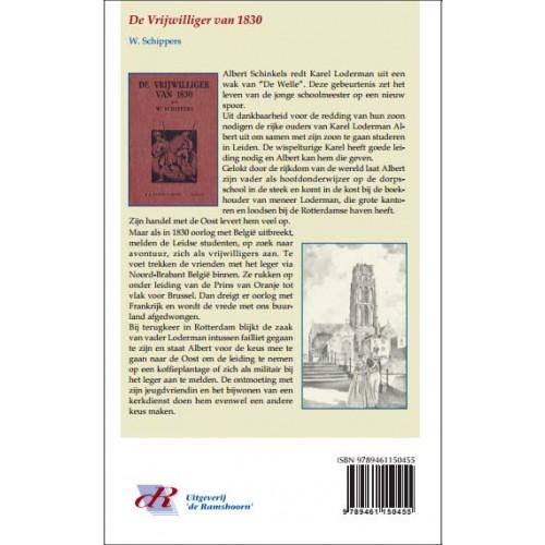 Achterkant van De vrijwilliger van 1830
