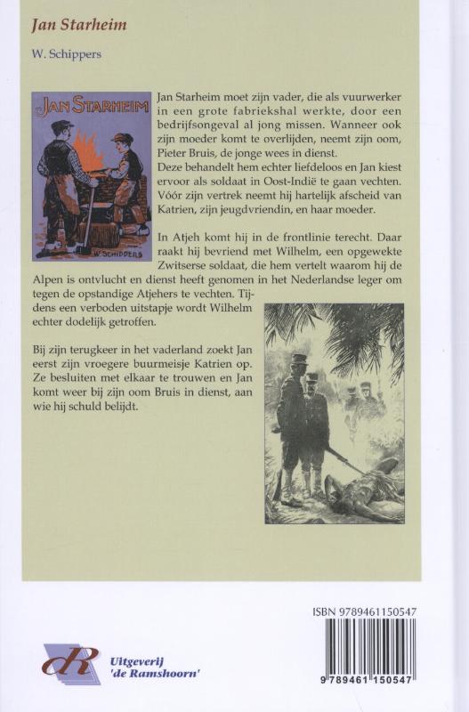 Achterkant van Jan Starheim