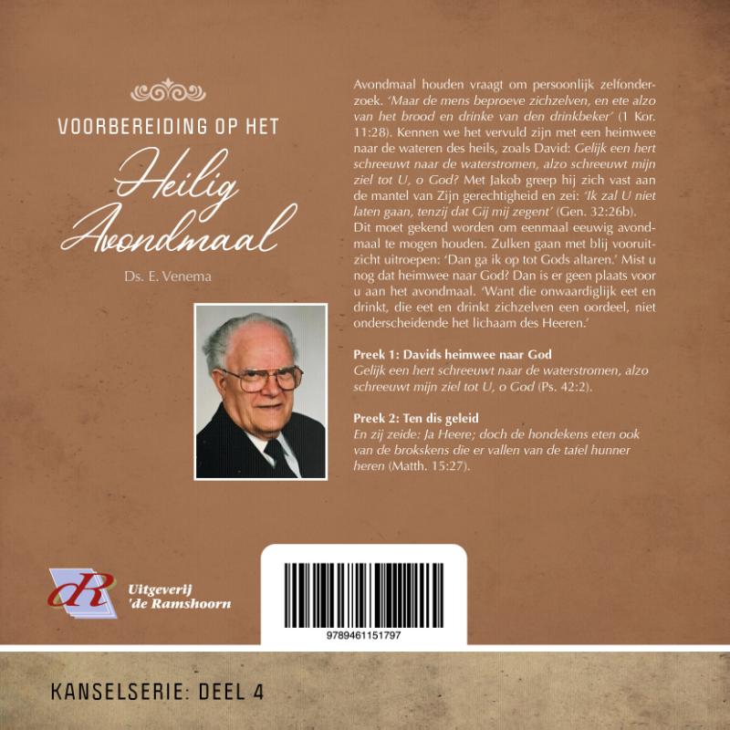 Achterkant van Voorbereiding op het Heilig Avondmaal