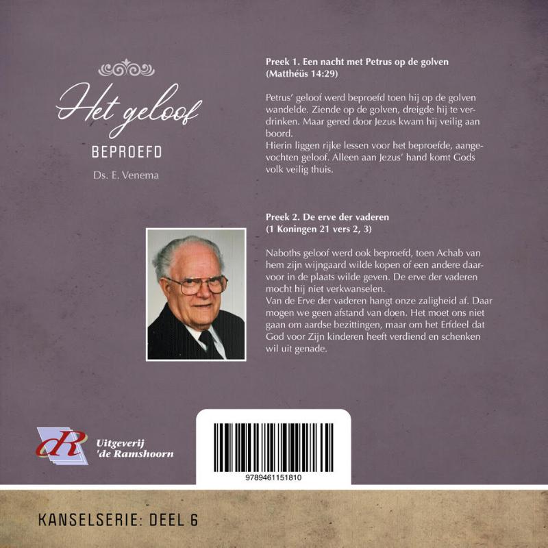 Achterkant van Het geloof beproefd