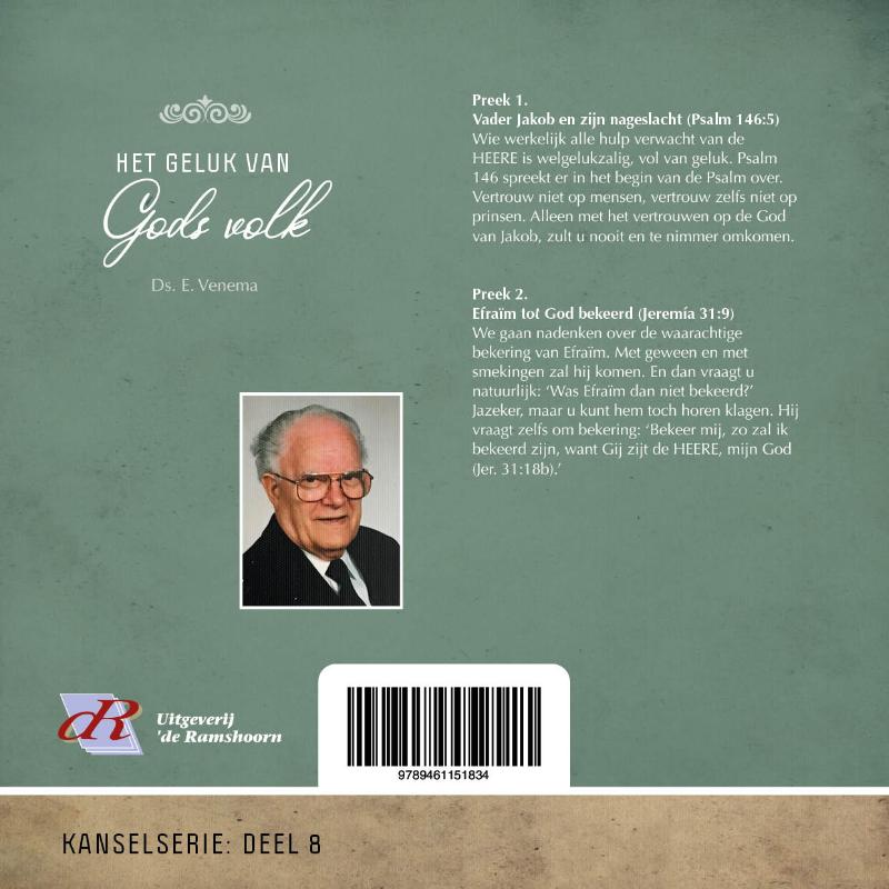 Achterkant van Het geluk van Gods volk