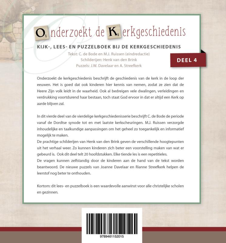 Achterkant van Onderzoekt de Nederlandse Geloofsbelijdenis