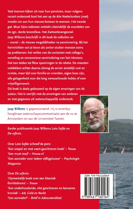 Achterkant van Met Pensioen