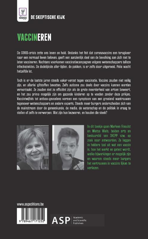 Achterkant van Vaccineren