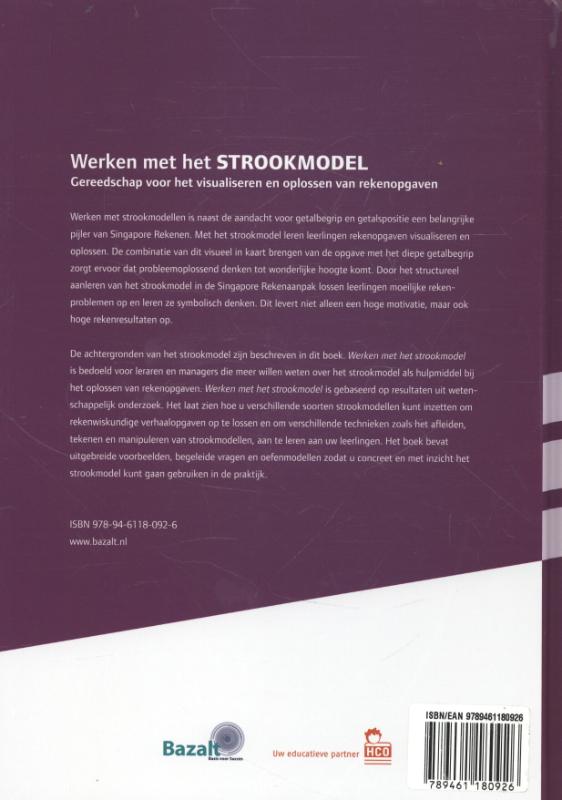 Achterkant van Werken met het Strookmodel