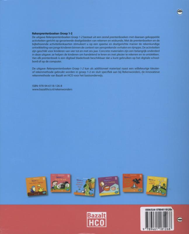 Achterkant van Handleiding en Activiteitenkaarten groep 1-2
