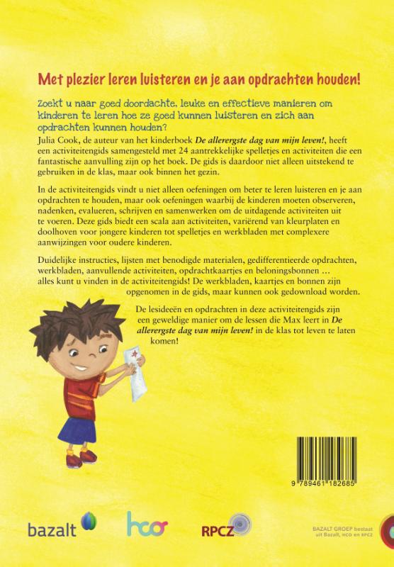Achterkant van De allerergste dag van mijn leven - activiteitengids