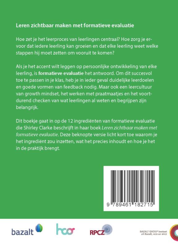 Achterkant van Leren zichtbaar maken met formatieve evaluatie